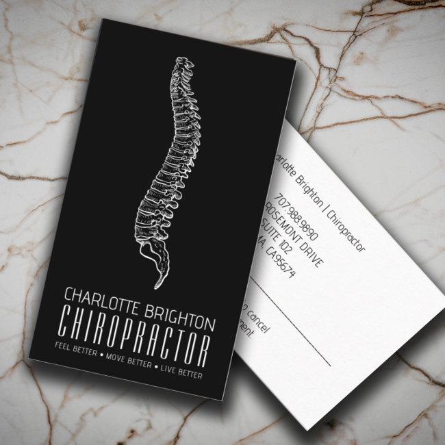 Anatomical Spine Chiropractor Black Appointment &