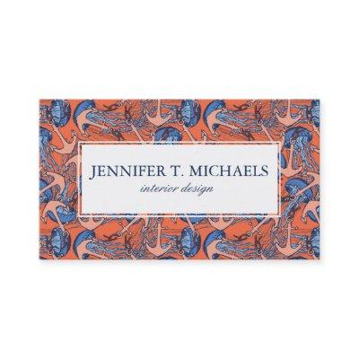 Anchor And Jellyfish Pattern