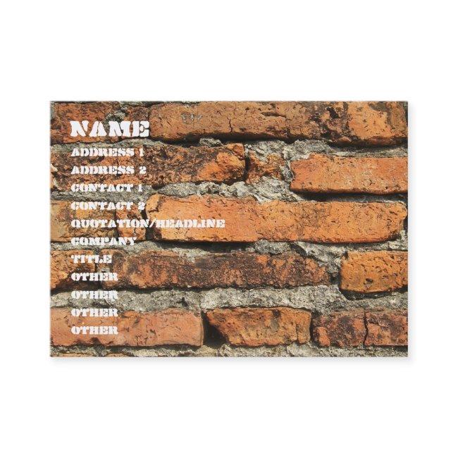 Ancient Brick Wall