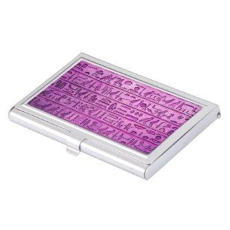 Ancient Egyptian Hieroglyphs Purple  Case