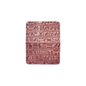 Ancient Egyptian Hieroglyphs Red Card Holder