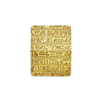 Ancient Egyptian Hieroglyphs Yellow Card Holder