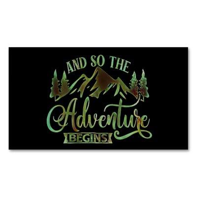 And So The Adventure Begins, funny adventurer  Magnet