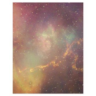 Andromeda galaxy milky way cosmos universe letterhead