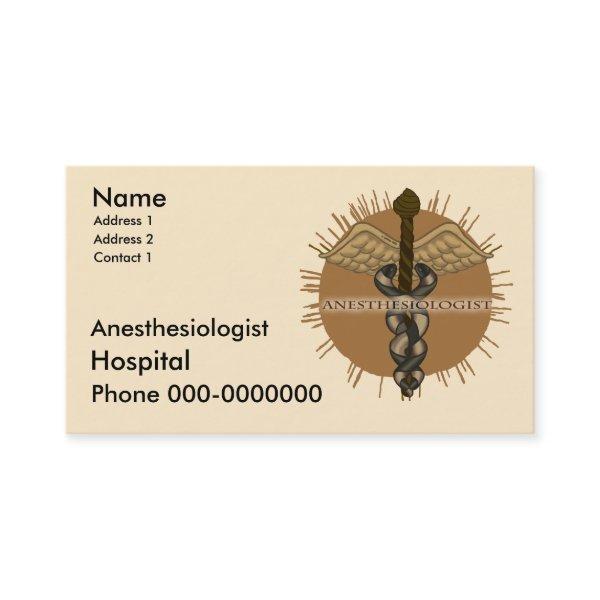 Anesthesiologist custom name appointment card