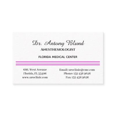 Anesthesiologist Simple Pink