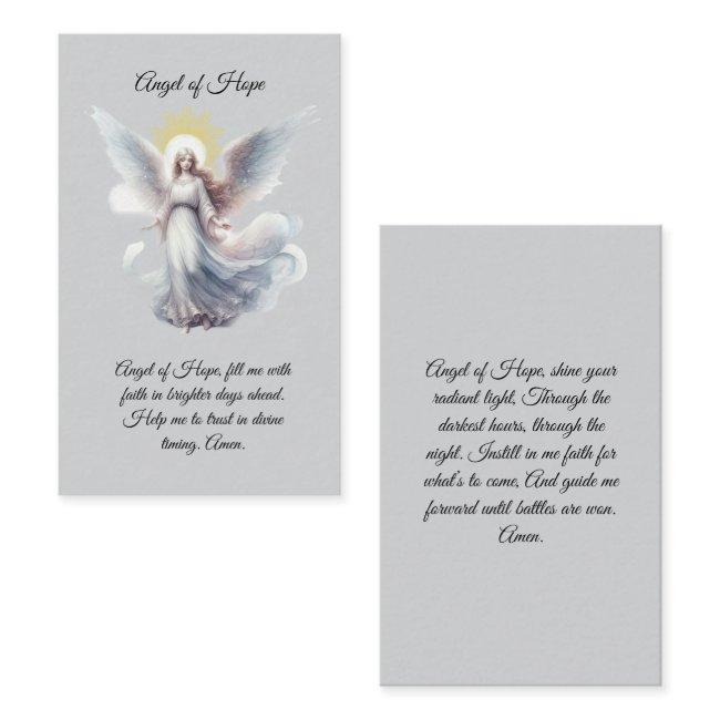 Angel of Hope Prayer Card