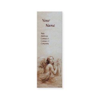ANGEL PLAYING LYRA OVER THE CLOUDS Monogram Gold Mini