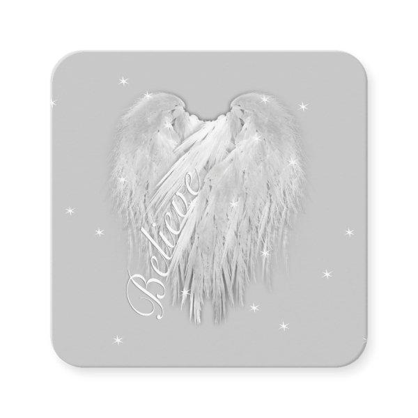 ANGEL WINGS 'Believe' Magic Heart Square