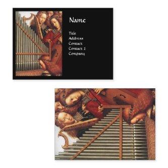 ANGELS PLAYING MUSIC Organ Harp Viola