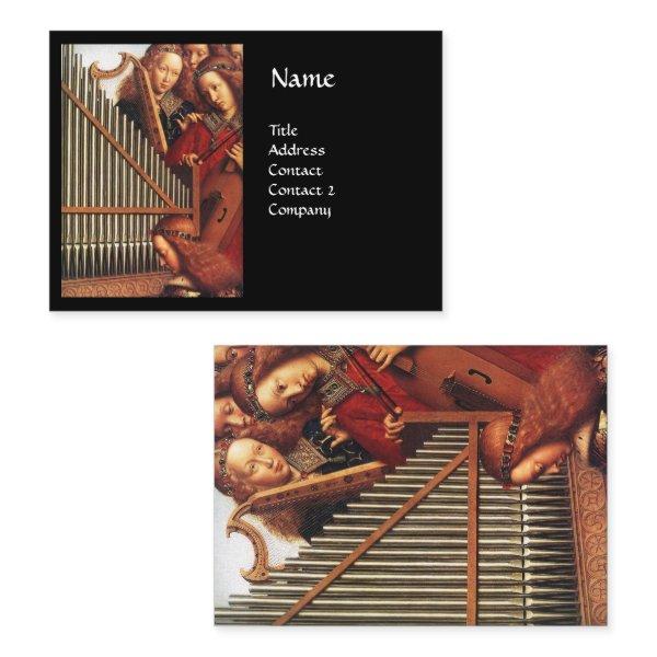 ANGELS PLAYING MUSIC Organ Harp Viola