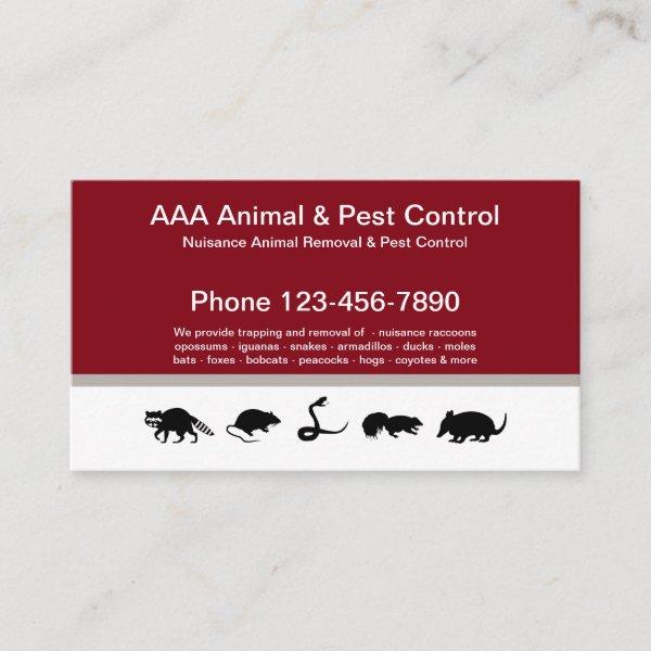 Animal And Pest Control