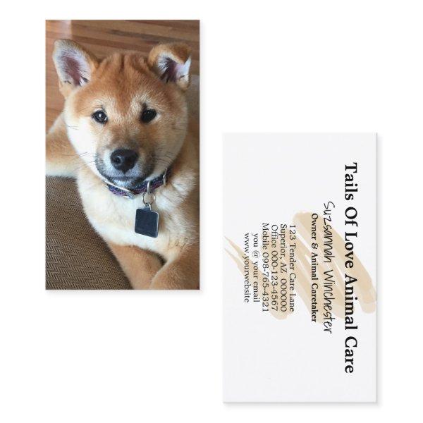 Animal Care Add Your Vertical Photo Custom