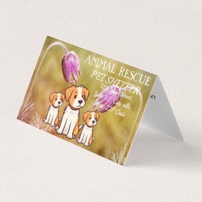Animal Rescue Pet Shelter Organization Simple chic