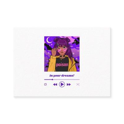 anime style featuring a cool woman