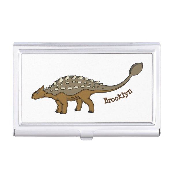 Ankylosaurus armoured dinosaur illustration  case