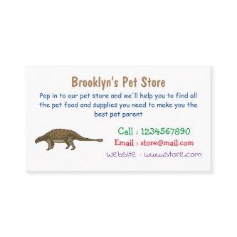 Ankylosaurus cartoon illustration