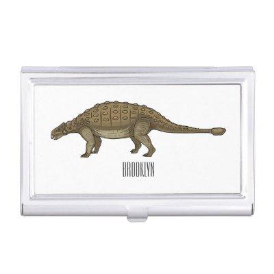 Ankylosaurus cartoon illustration   case