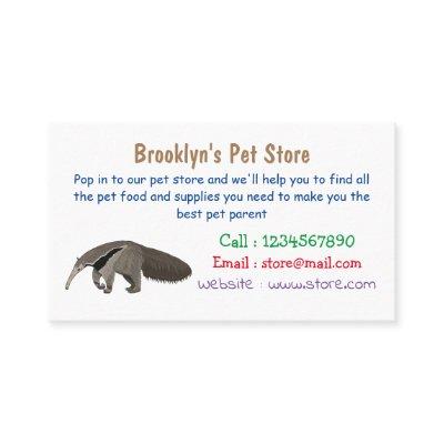 Anteater cartoon illustration