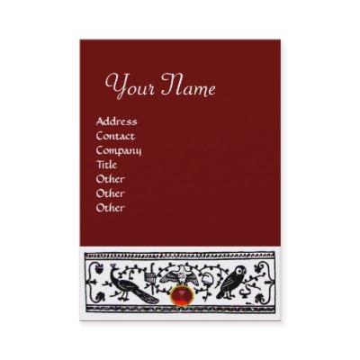 ANTIQUE DECOR,ANIMALS ,MONOGRAM Black White Red
