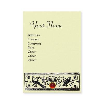 ANTIQUE DECOR ,ANIMALS RUBY MONOGRAM Black Ivory