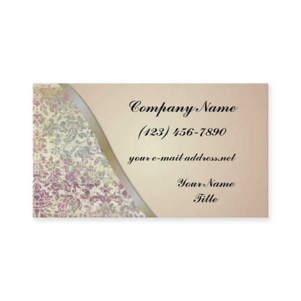 Antique Floral Gold Ribbon Cut Out