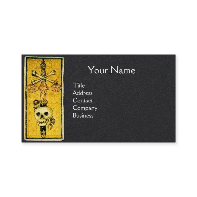 ANTIQUE GOTHIC TAROTS,ACE OF SWORDS Black Paper