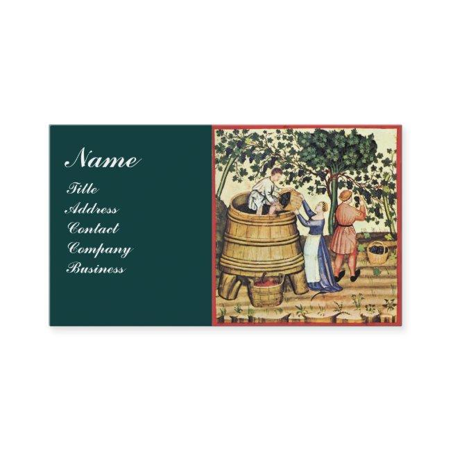 ANTIQUE GRAPE VINEYARD HARVEST WAX SEAL MONOGRAM