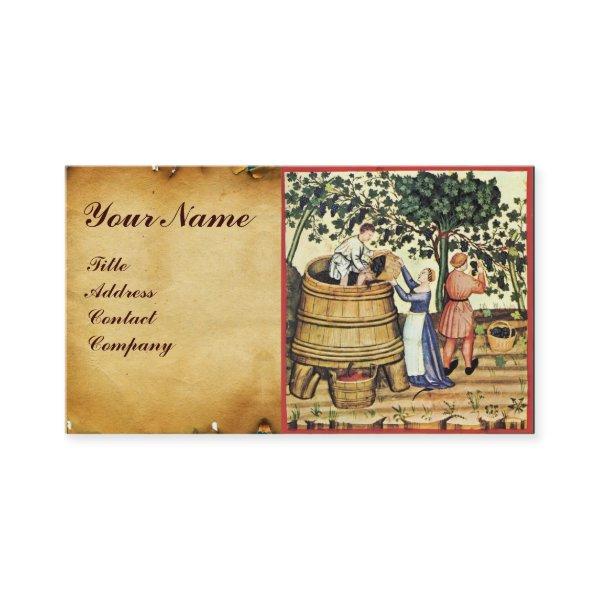 ANTIQUE GRAPE VINEYARD HARVEST WAX SEAL MONOGRAM