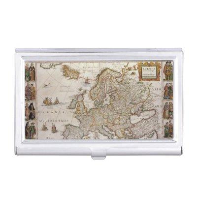 Antique Map of Europe by Willem Jansz Blaeu, c1617 Case For