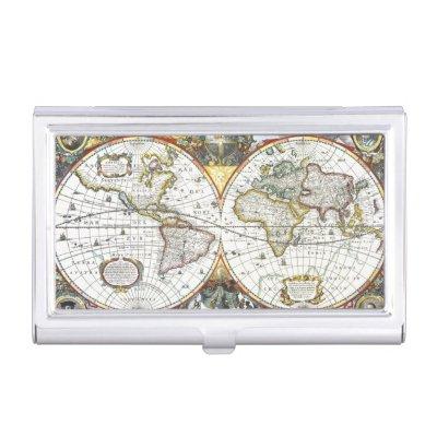 Antique Old World Map by Hendrik Hondius, 1630  Holder