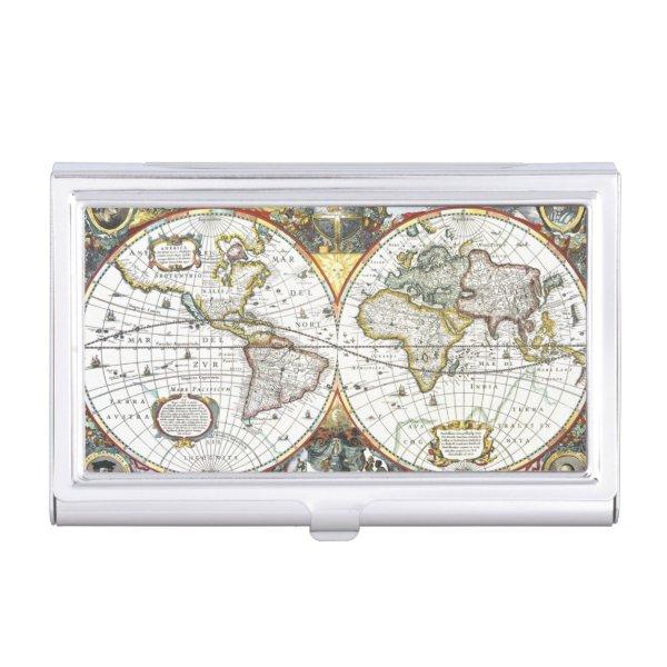 Antique Old World Map by Hendrik Hondius, 1630  Holder