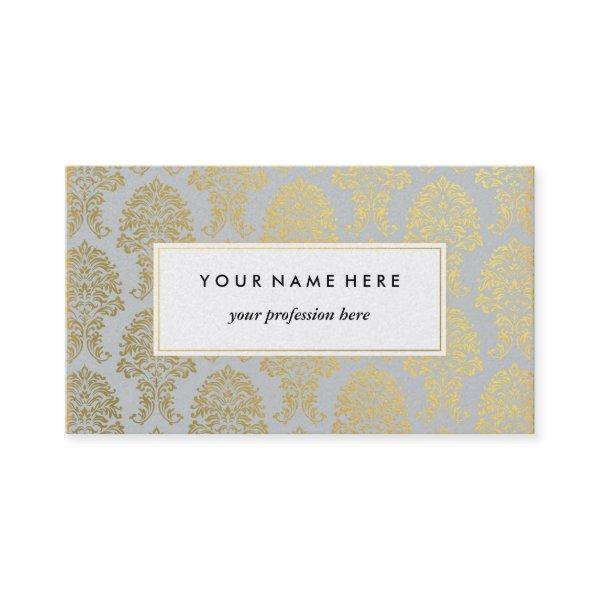 Antique Pattern Gold Damask Custom Color