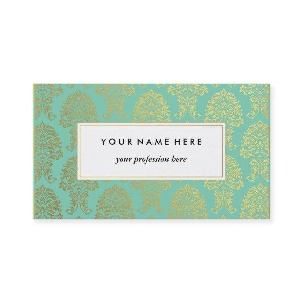 Antique Pattern Gold Damask Custom Color