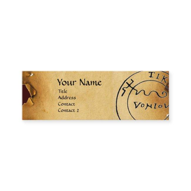 ANTIQUE PIRATES TREASURE MAP ,SKULL AND SWORDS MINI