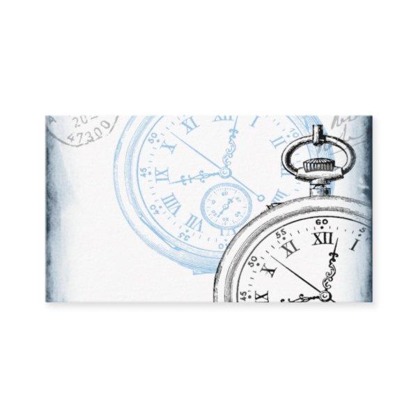 Antique Pocket Watch Clock Collage Time Machine