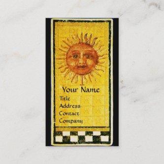 ANTIQUE RENAISSANCE TAROTS/ SUN AND THE CHAIROT