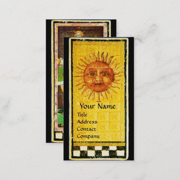 ANTIQUE RENAISSANCE TAROTS/ SUN & WHEEL OF FORTUNE