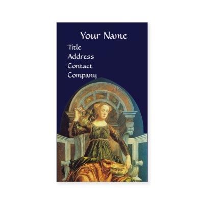 ANTIQUE RENAISSANCE TAROTS / TEMPERANCE ,Blue