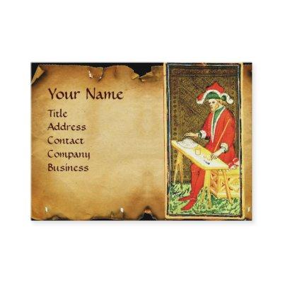 ANTIQUE RENAISSANCE TAROTS /THE MAGICiAN Parchment