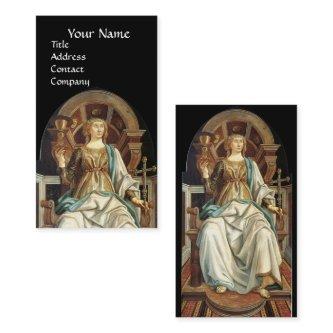 ANTIQUE RENAISSANCE TAROTS THE POPE  Black