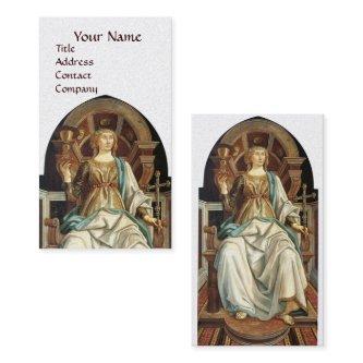 ANTIQUE RENAISSANCE TAROTS THE POPE  White Pearl