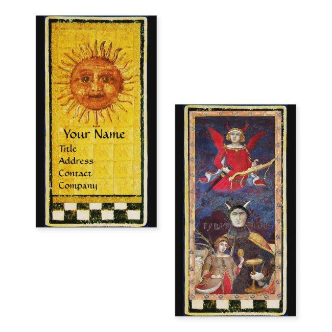 ANTIQUE RENAISSANCE TAROTS / THE SUN AND DEVIL
