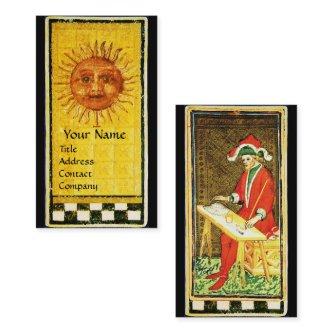ANTIQUE RENAISSANCE TAROTS / THE SUN AND MAGICiAN