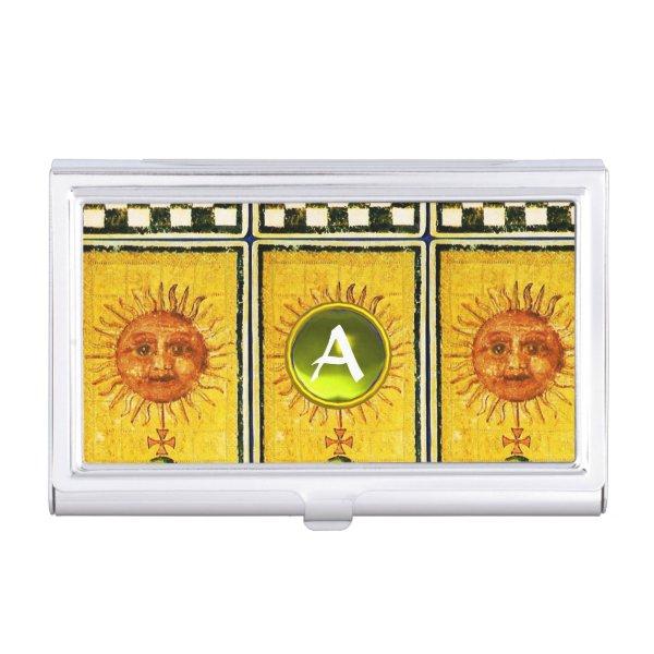 ANTIQUE RENAISSANCE TAROTS /THE SUN GEM MONOGRAM CASE FOR