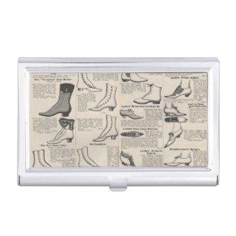 Antique Shoe Advertising Catalog Case For