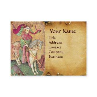 Antique Tarots /German Court Cards/King of Falcons