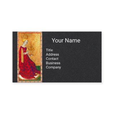 ANTIQUE TAROTS QUEEN OF CUPS Black Paper