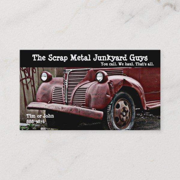 Antique Vehicle  Scrap Metal Biz