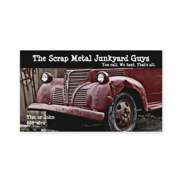 Antique Vehicle  Scrap Metal Biz